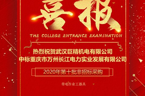 热烈祝贺pg电子中标重庆市万州长江电力实业生长有限公司2020年第十批非招标采购